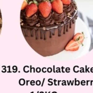 Chocolate Cake with Oreo / Strawberries