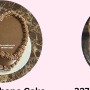 Mini Nutella Buttericing Cake
